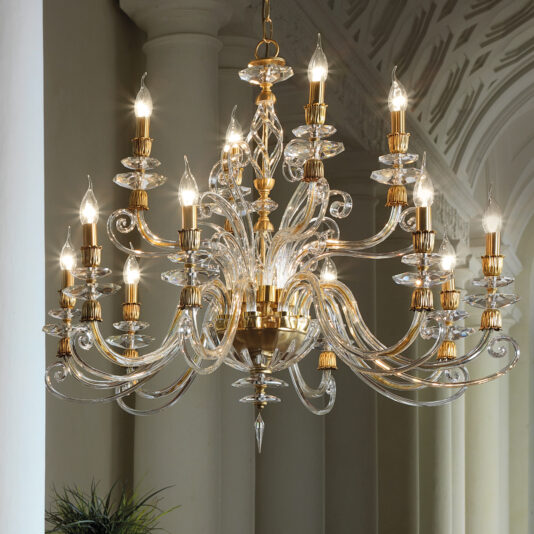 Candle Style Swarovski® Crystal Chandelier