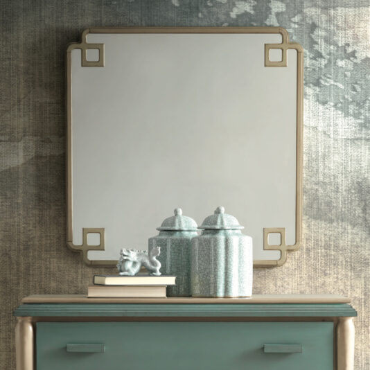 Luxury Square Art Deco Style Mirror